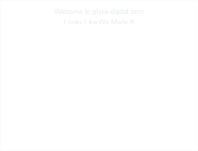 Tablet Screenshot of glass-digital.com